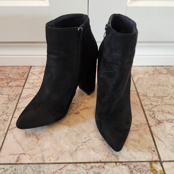 Black Suede Boots - Picture 4 of 5